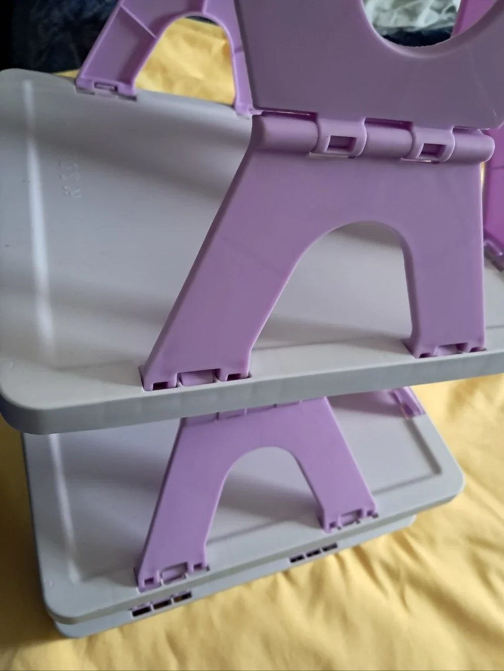Pink Stackable Shoe Rack Organizer - Compact 6-Tier Storage